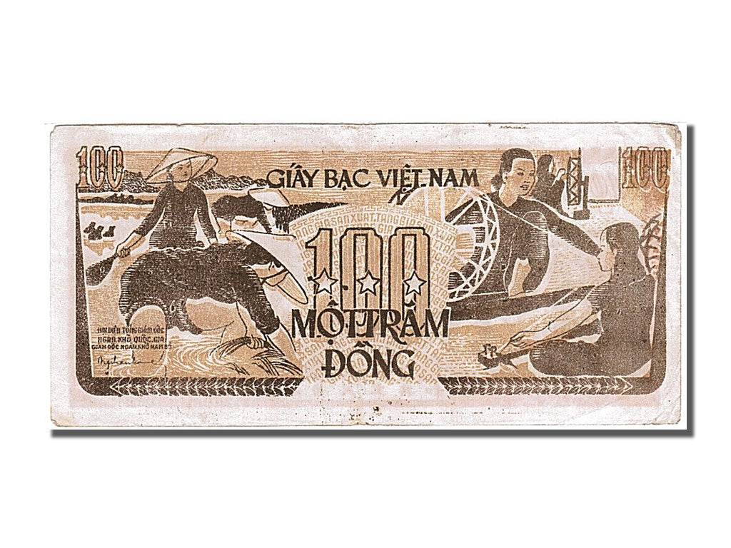 Viet Nam, 100 D<ox>ng, 1951, KM #35, AU(55-58), YH 299