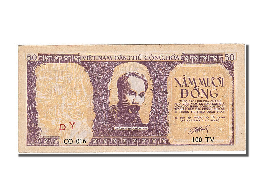 Banknote, Viet Nam, 50 D<ox>ng, 1952, UNC(65-70)