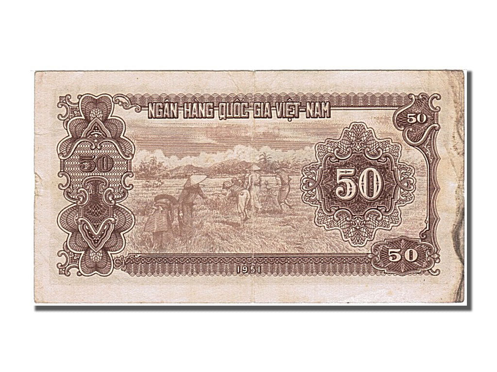 Viet Nam, 50 D<ox>ng, 1951, KM #61b, VF(30-35), AB 05735290