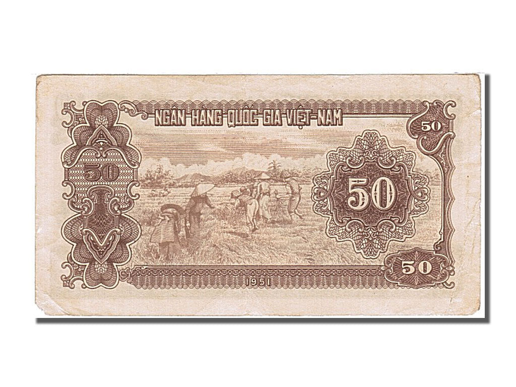 Viet Nam, 50 D<ox>ng, 1951, KM #61b, VF(30-35), AB 00804312