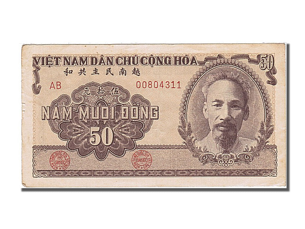 Geldschein, Viet Nam, 50 D<ox>ng, 1951, UNZ-
