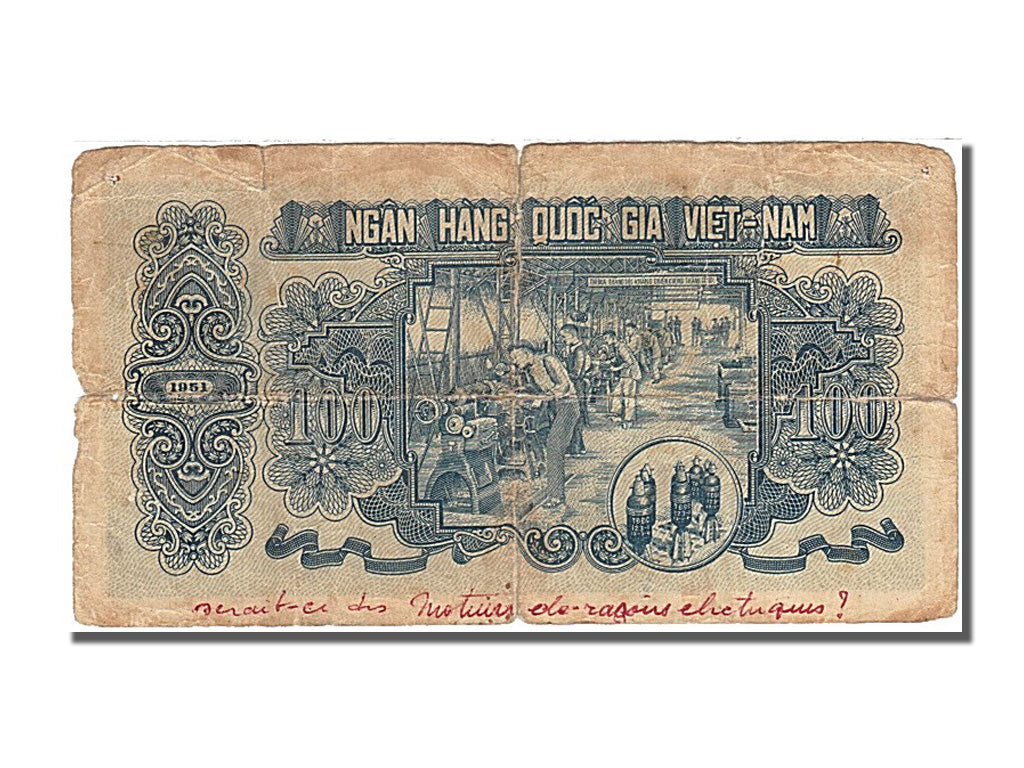 Vietnam, 100 Dông, 1951, MB