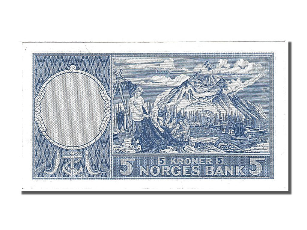 Norway, 5 Kroner, 1962, UNC(63), K 2298687