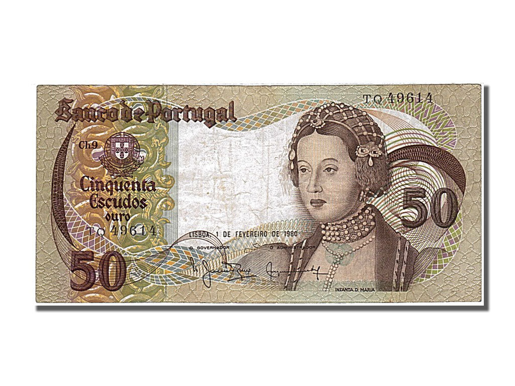 Portogallo, 50 Escudos, 1980, 1980-02-01, SPL-