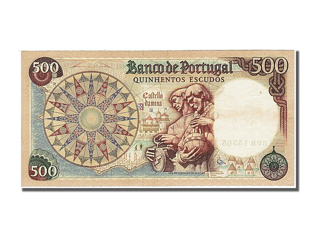 Banknote, Portugal, 500 Escudos, 1966, 1966-01-25, UNC(65-70)