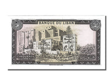 Lebanon, 50 Livres, 1974, KM #65b, UNC(65-70)
