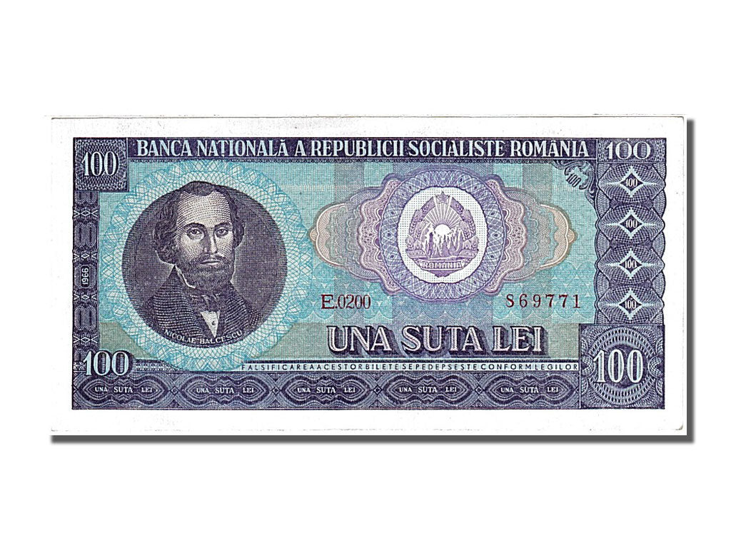 Banconote, Romania, 100 Lei, 1966, FDS