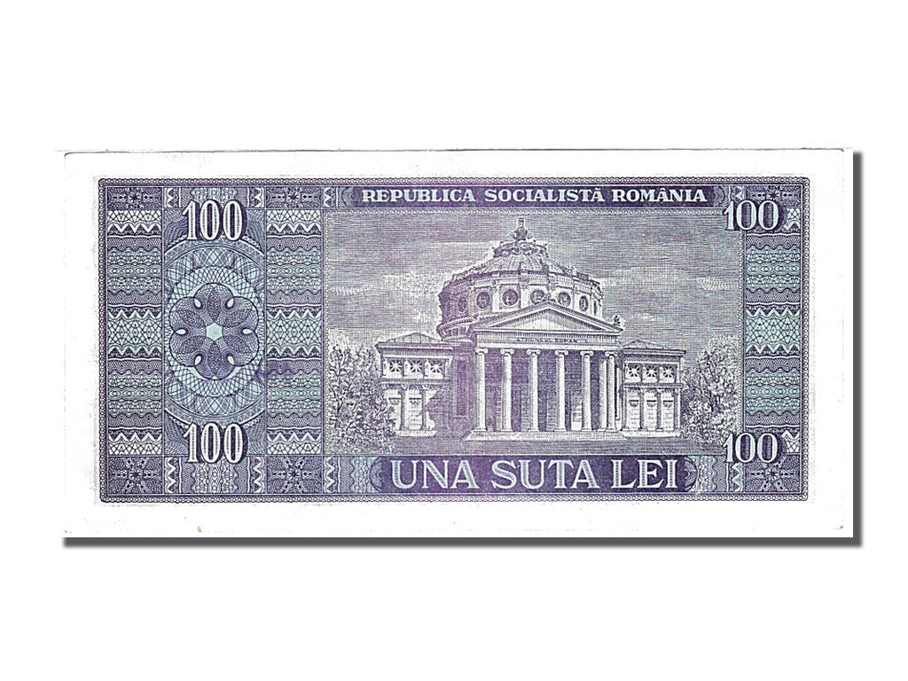 Banknot, Rumunia, 100 Lei, 1966, UNC(65-70)