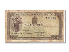Romania, 500 Lei, 1941, KM #51a, 1941-04-19, VF(30-35), K/7