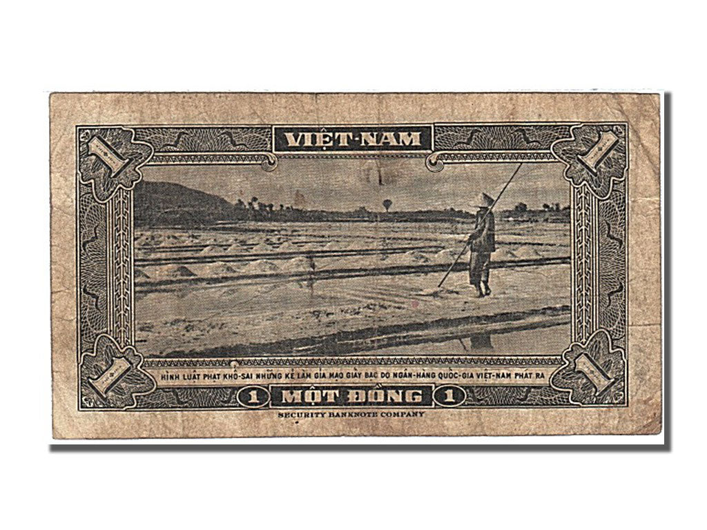 South Viet Nam, 1 D<ox>ng, 1955, KM #11a, EF(40-45), 10/A