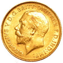 SOUTH AFRICA, 1/2 Sovereign, 1925, Pretoria, KM #20, AU(50-53), Gold, 3.99