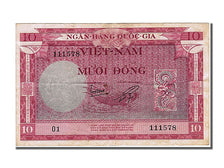 South Viet Nam, 10 D<ox>ng, 1955, KM #3a, EF(40-45), O 1