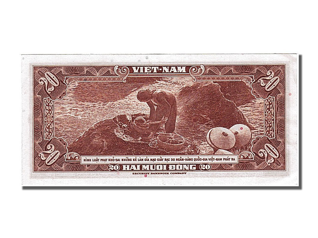 Banknote, Viet Nam, 20 Dông, 1962, UNC(63)
