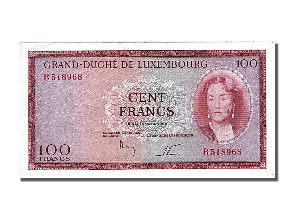 Luxembourg, 100 Francs, 1963, 1963-09-18, UNC(63), B 518968