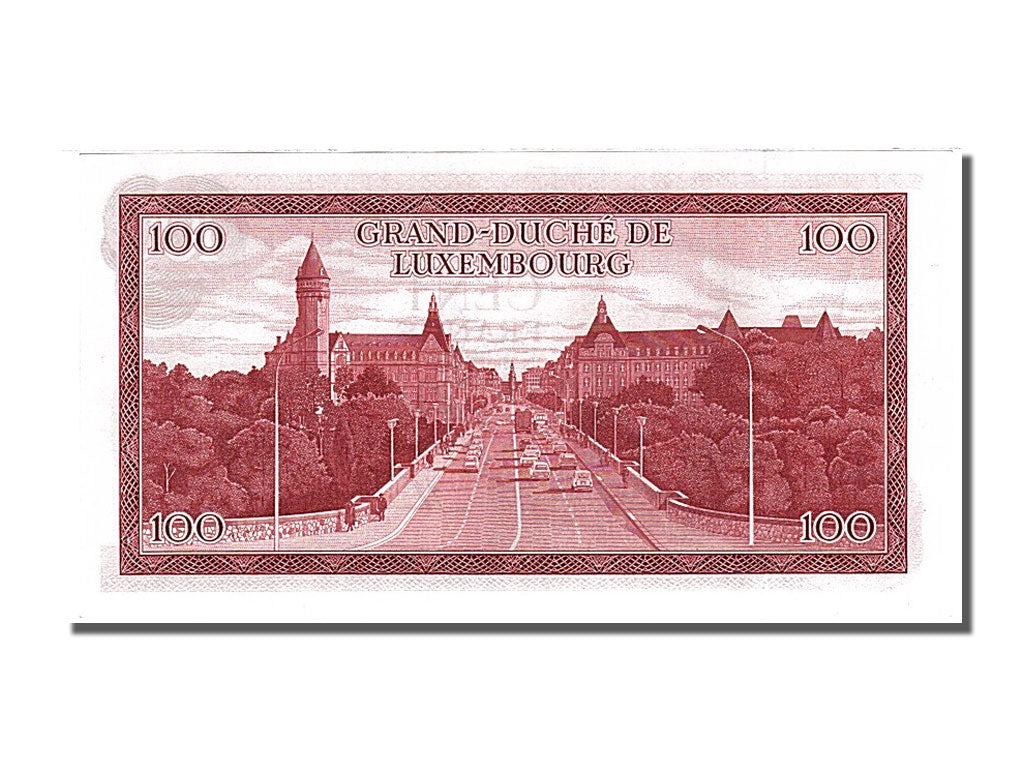 Luxembourg, 100 Francs, 1970, KM #56a, 1970-07-15, UNC(65-70), F 210984