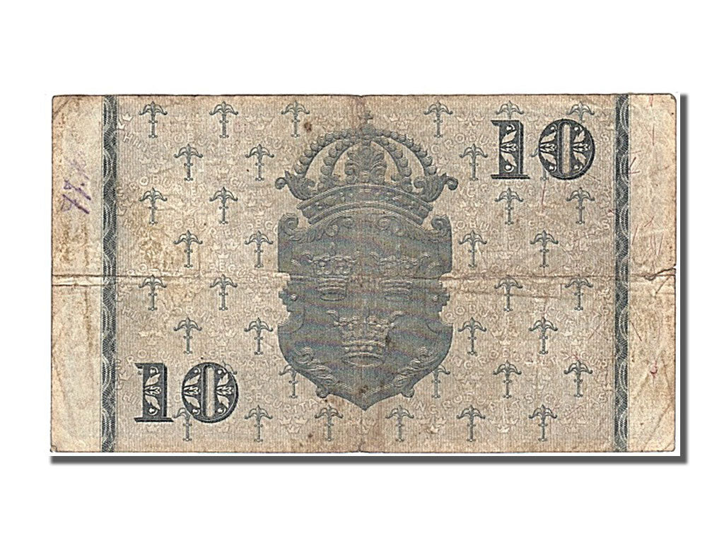 Sweden, 10 Kronor, 1944, KM #40e, EF(40-45), 13932604