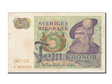 Sweden, 5 Kronor, 1977, KM #51d, UNC(65-70), E 029301