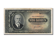 Cecoslovacchia, 100 Korun, 1945, SPL-