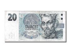 Czech Republic, 20 Korun, 1994, KM #10b, AU(55-58), B