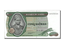 Banknote, Zaire, 5 Zaïres, 1977, 1977-11-24, UNC(65-70)