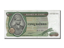 Banknote, Zaire, 5 Zaïres, 1977, 1977-11-24, UNC(63)