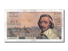 France, 10 Nouveaux Francs, 10 NF 1959-1963 ''Richelieu'', 1960, KM #142a,...