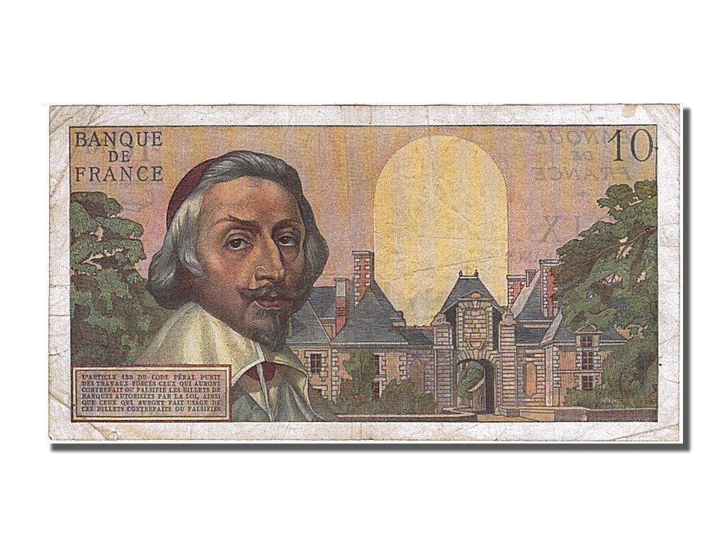 10 Nouveaux Francs Richelieu Type 1959