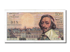 Banknot, Francja, 10 Nouveaux Francs, Richelieu, 1960, 1960-08-04, UNC(60-62)