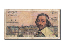 France, 10 Nouveaux Francs, 10 NF 1959-1963 ''Richelieu'', 1960, KM #142a,...