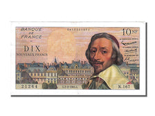 Geldschein, Frankreich, 10 Nouveaux Francs, 10 NF 1959-1963 ''Richelieu'', 1961