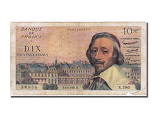 France, 10 Nouveaux Francs, 10 NF 1959-1963 ''Richelieu'', 1961, KM #142a,...
