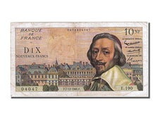 France, 10 Nouveaux Francs, 10 NF 1959-1963 ''Richelieu'', 1961, KM #142a,...