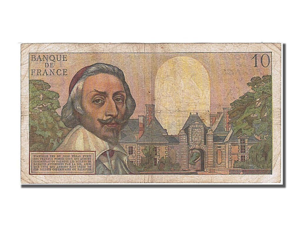 Francia, 10 Nouveaux Francs, 10 NF 1959-1963 ''Richelieu'', 1961, KM:142a, 19...