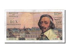 France, 10 Nouveaux Francs, 10 NF 1959-1963 ''Richelieu'', 1962, KM #142a,...