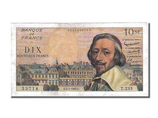 Biljet, Frankrijk, 10 Nouveaux Francs, 10 NF 1959-1963 ''Richelieu'', 1962