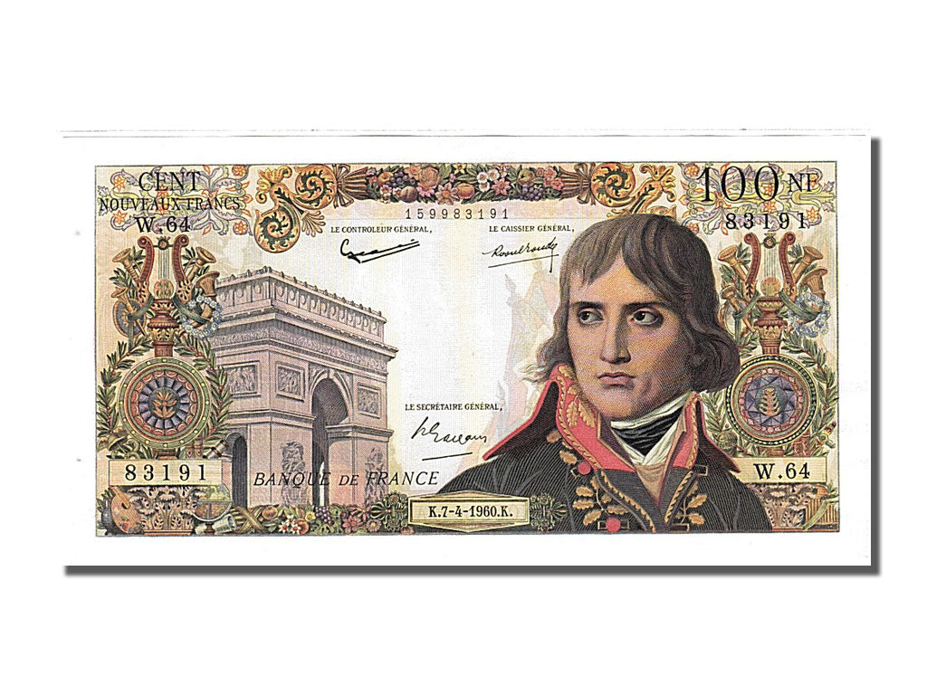 100 Nouveaux Francs Bonaparte Type 1959