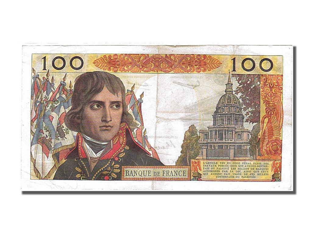 France, 100 Nouveaux Francs, 100 NF 1959-1964 ''Bonaparte'', 1963, KM #144a,...