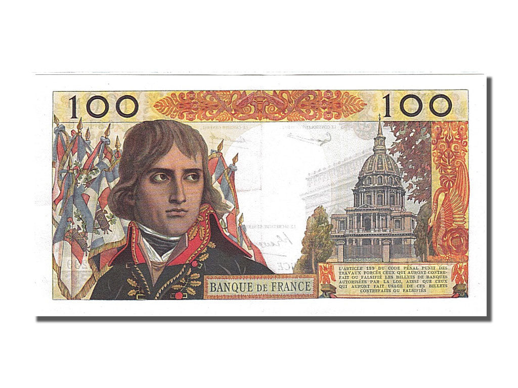 France, 100 Nouveaux Francs, 100 NF 1959-1964 ''Bonaparte'', 1963, KM #144a,...