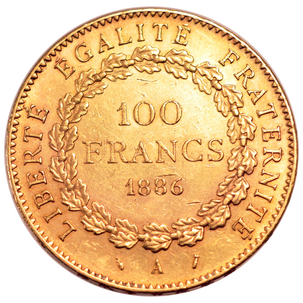 IIIème République, 100 Francs or Génie