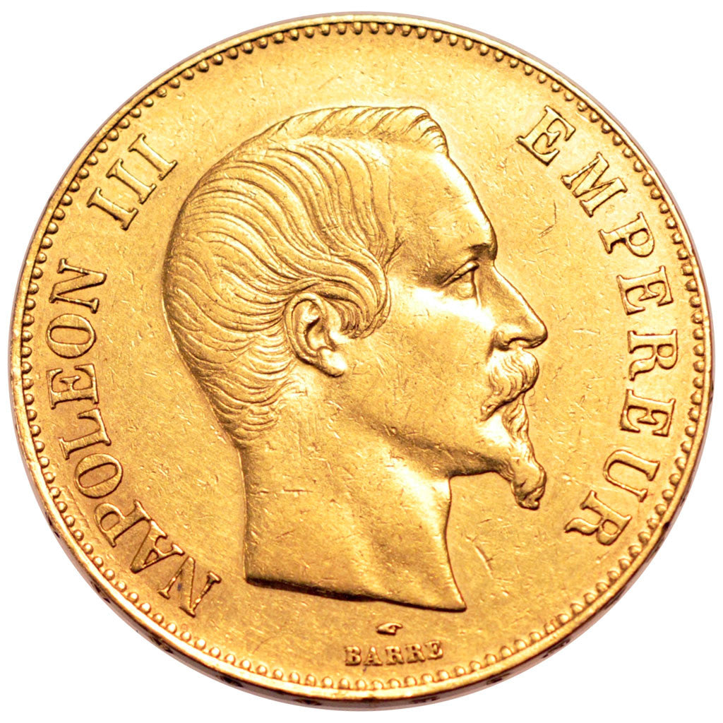 Moneda, Francia, Napoleon III, Napoléon III, 100 Francs, 1857, Paris, MBC+