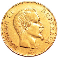 Moneda, Francia, Napoleon III, Napoléon III, 100 Francs, 1857, Paris, MBC+