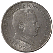 AUSTRIA, 2 Schilling, 1934, KM #2852, AU(55-58), Silver, 11.92