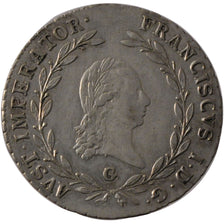 AUSTRIA, 20 Kreuzer, 1809, Graz, KM #2141, AU(50-53), Silver, 28, 6.63