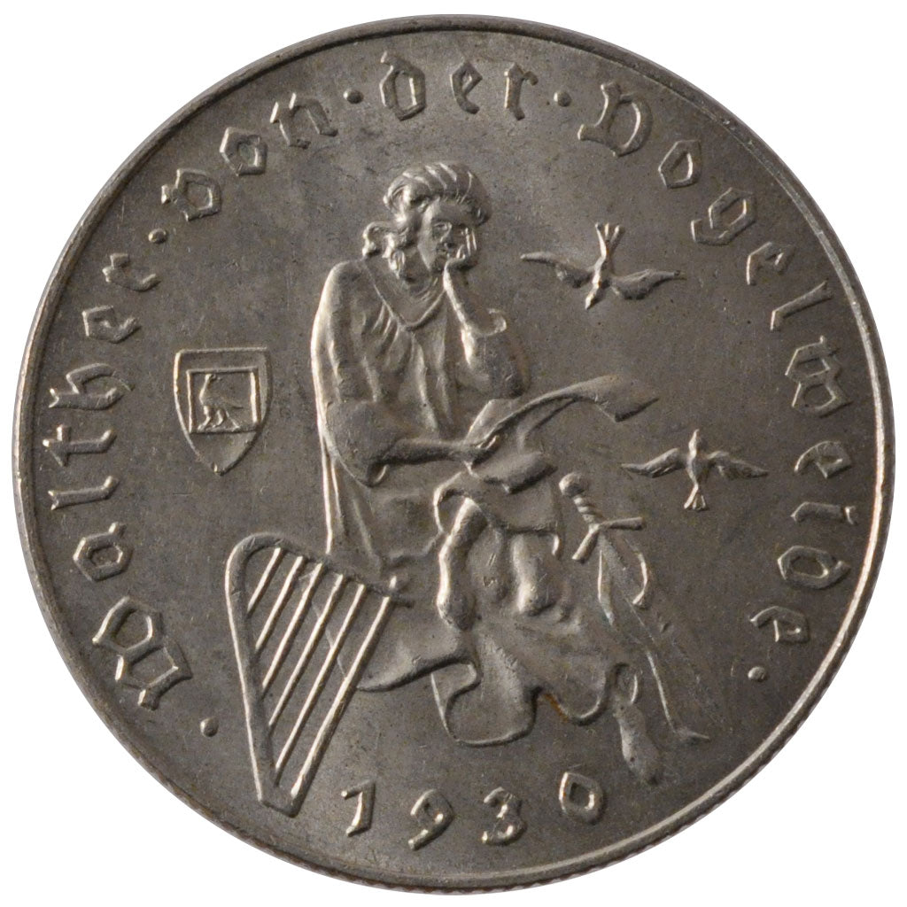 AUSTRIA, 2 Schilling, 1930, KM #2845, MS(60-62), Silver, 12.01