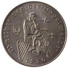 AUSTRIA, 2 Schilling, 1930, KM #2845, MS(60-62), Silver, 12.01