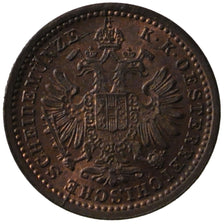 Austria, 5/10 Kreuzer, 1885, KM #2182, MS(60-62), Copper, 1.71