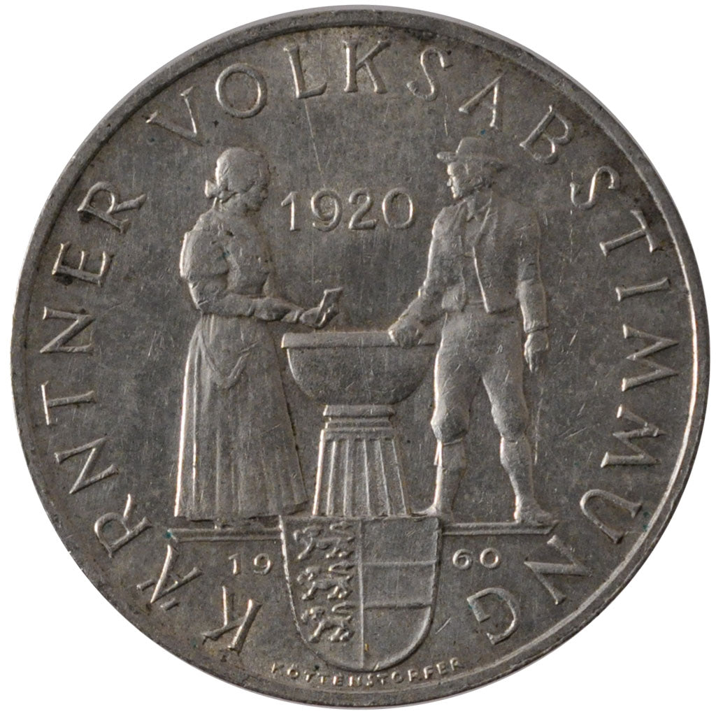 AUSTRIA, 25 Schilling, 1960, KM #2890, AU(55-58), Silver, 30, 13.03