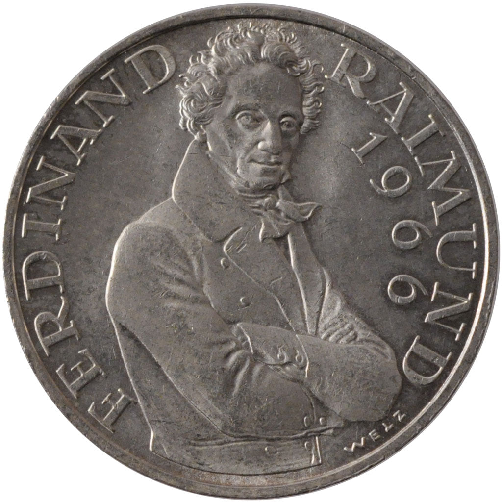 AUSTRIA, 25 Schilling, 1966, KM #2899, MS(60-62), Silver, 30, 13.01
