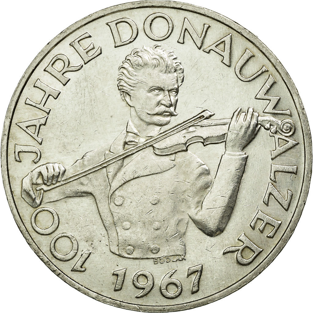 Coin, Austria, 50 Schilling, 1967, AU(55-58), Silver, KM:2902