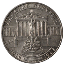 AUSTRIA, 50 Schilling, 1968, KM #2904.1, MS(60-62), Silver, 34, 19.96